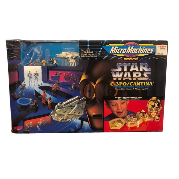 Star Wars Micro Machines C3P0/ Cantina Playset